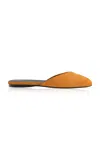 Jude Date Suede Leather Mules In Neutral