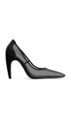 Jude Fame Mesh Pumps In Black