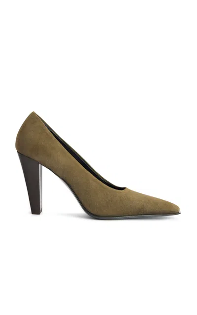 Jude Fete Suede Pumps In Brown