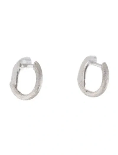 Pre-owned Jude Frances 18k Delicate Provence Huggie Earrings In Multicolor