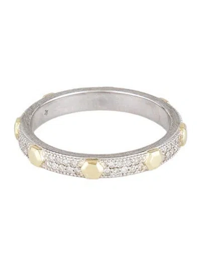 Pre-owned Jude Frances Diamond Band In Multicolor