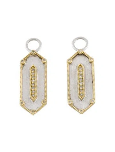 Pre-owned Jude Frances Diamond Earring Enhancer In Multi
