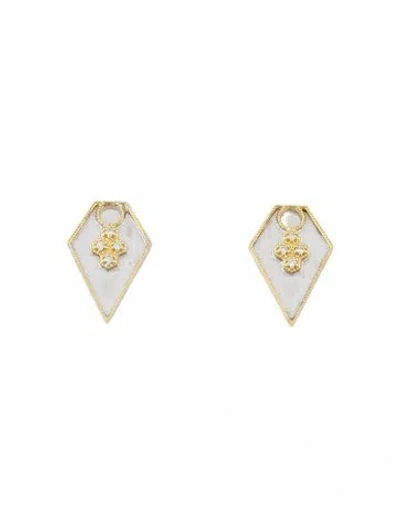 Pre-owned Jude Frances Diamond Earring Enhancers In Multi