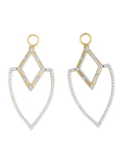 Pre-owned Jude Frances Diamond Earring Enhancers In Multicolor