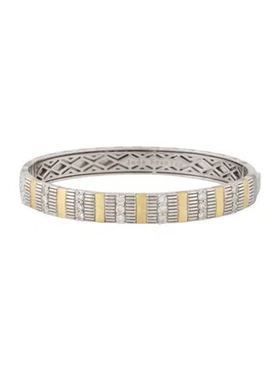 Pre-owned Jude Frances Diamond Multi-pattern Luxor Bracelet, 7" In Multicolor