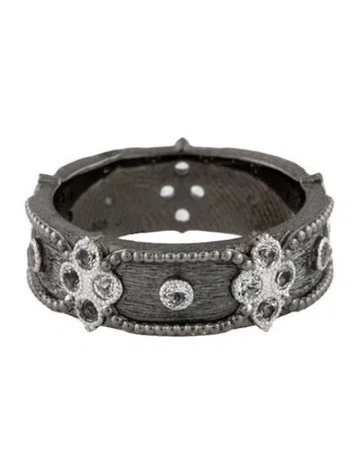 Pre-owned Jude Frances Topaz Moroccan Quad Band In Multicolor