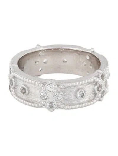 Pre-owned Jude Frances Topaz Moroccan Quad Band Ring In Multicolor