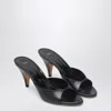 Jude Haze Sandal In Black Leather In Black