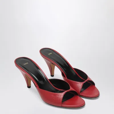 Jude Haze Sandal In Red Leather