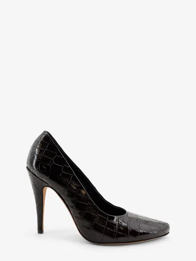 Jude Jerry Leather Décolleté With Croco Print In Multi