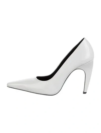 Pre-owned Jude Leather Pumps In White