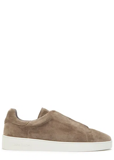 Jude Llow Luca Suede Sneakers In Brown