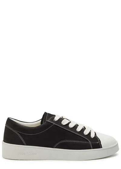 Jude Llow Nico Panelled Nubuck Leather Sneakers