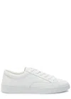 Jude Llow Nico Panelled Nubuck Leather Sneakers In White