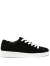 Jude Llow Nico Panelled Suede Sneakers In Schwarz