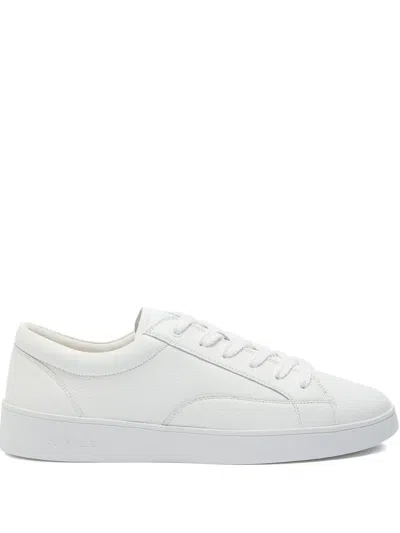 Jude Llow Nico Panelled Nubuck Leather Sneakers In White