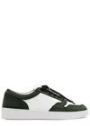 Jude Llow Telier Panelled Suede Sneakers In Green