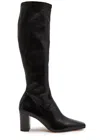 Jude Memo 75 Leather Knee-high Boots In Black