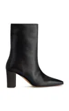 Jude Memo Suede Ankle Boots In Black
