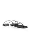 Jude Milli Leather Sandals In Black