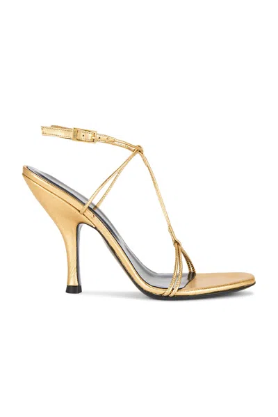 Jude Mixer Sandal In Gold Leather