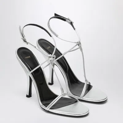 Jude Mixer Sandal In Silver Leather