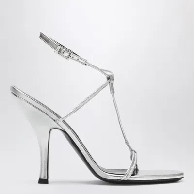 Jude Mixer Sandal In Silver Leather