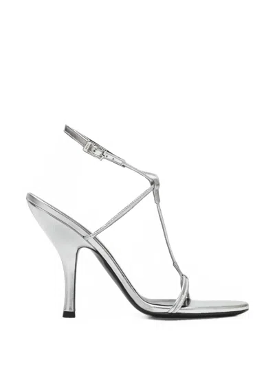 Jude Mixer T-bar Sandals In Silver
