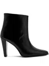 Jude Fete 105 Leather Ankle Boots In Black