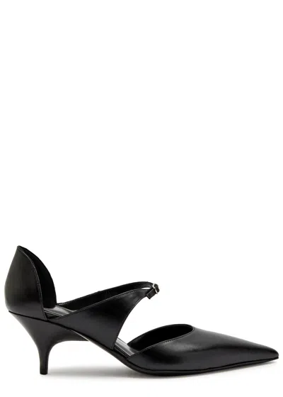 Jude Role Leather Pumps In Black