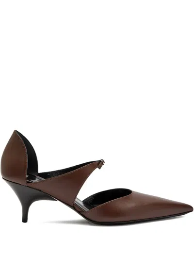Jude Role Pointed-toe Pumps In Brown