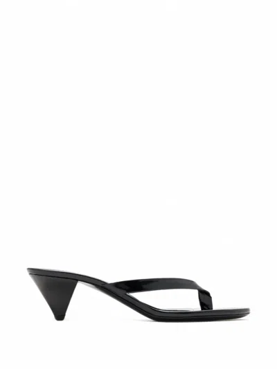 Jude Rooty Leather Thong Sandals In Multi