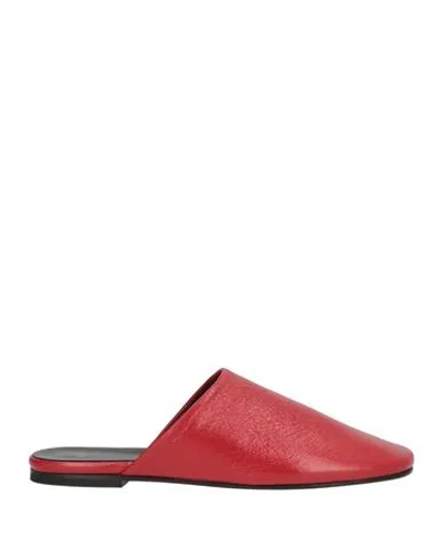 Jude Woman Mules & Clogs Red Size 7 Lambskin