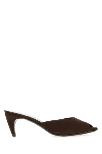 Jude Women's Nubuck Leather Pumps With 6 Cm Heel In Black