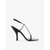 Jude 105mm Mixer Ankle-tie Heeled Sandals In Black