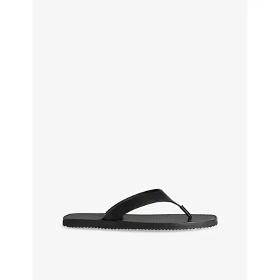 Jude Womens Black Vermelho Flat Leather Sandals Eur 37.5 / 4.5 Uk