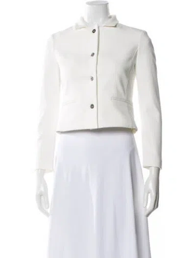 Pre-owned Judith & Charles Bolero W/ Tags In White