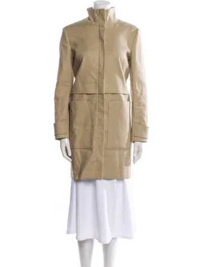 Pre-owned Judith & Charles Coat In Neutral
