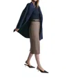 Judith & Charles Emmy Skirt In Ink Multi In Blue