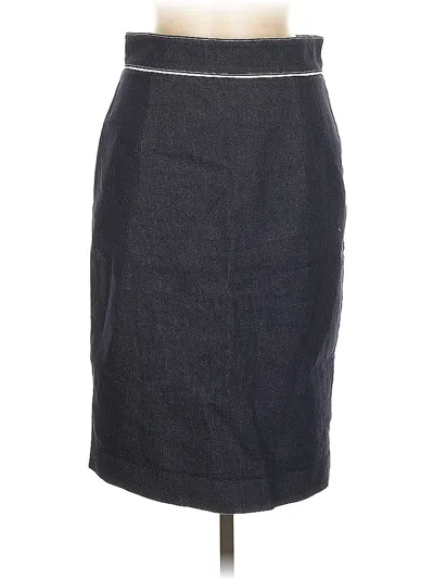 Pre-owned Judith & Charles Formal Skirt In Gray