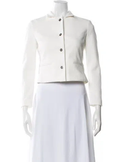 Pre-owned Judith & Charles Jacket W/ Tags In White