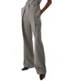 Judith & Charles Levi Pant In Grey Melange In Blue