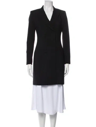 Pre-owned Judith & Charles Virgin Wool Coat In Gray