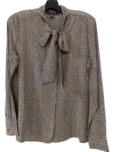 Judith & Charles Women's Elise Blouse In Ink Multi