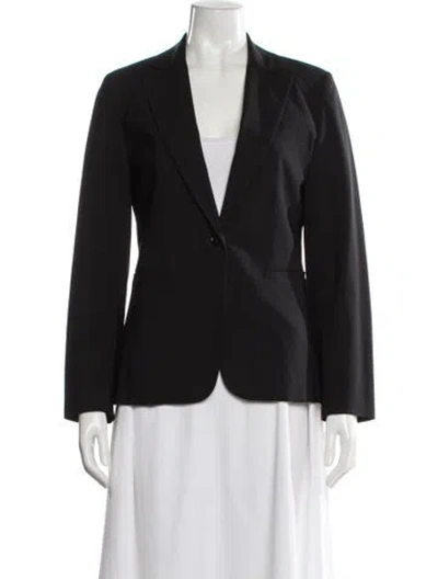 Pre-owned Judith & Charles Wool Blazer In Black