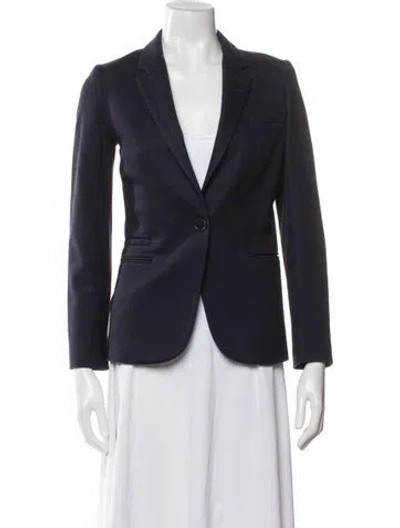 Pre-owned Judith & Charles Wool Blazer In Blue