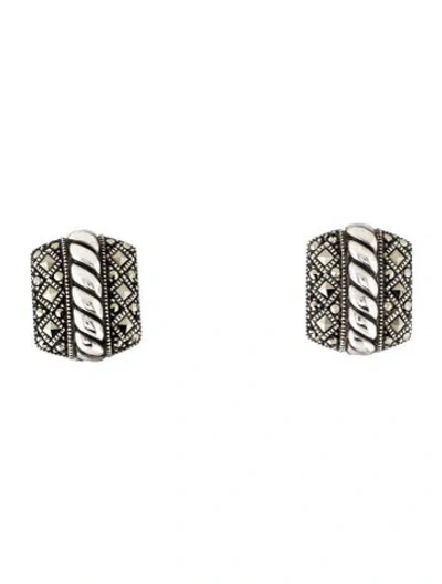 Pre-owned Judith Jack Clip-on Earrings In Multicolor
