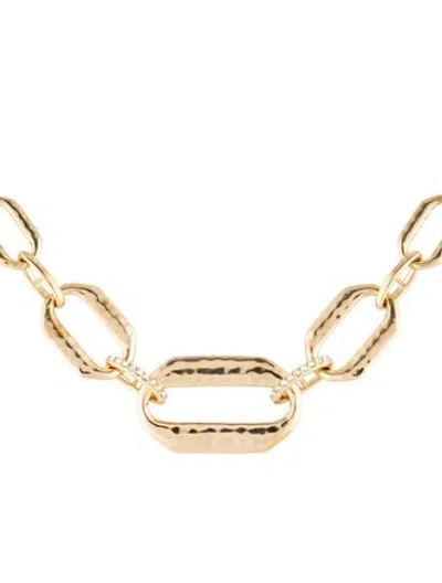 Pre-owned Judith Jack Crystal Collar Necklace, 18" In Multi