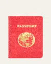 Judith Leiber Allover Crystal Passport Holder In Gold