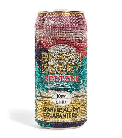 Judith Leiber Beverage Can Beach Berry Clutch Bag In Rosa